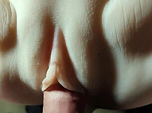 feel that tight shaved pussy insertion sensation!