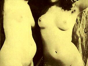 dark lantern's two centuries of vintage lesbian hairy pussy play