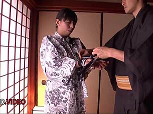 I crave sensually pounding this big-titted Asian milf's wet pussy with erotic Japanese toys until she moans wildly