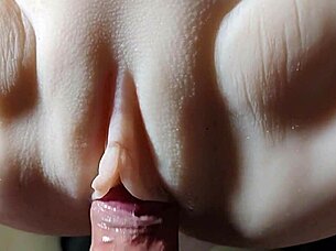 feel that tight shaved pussy insertion sensation!