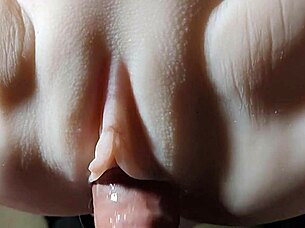 feel that tight shaved pussy insertion sensation!