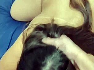 Big dick turns busty babe into cock-hungry slut begging more!