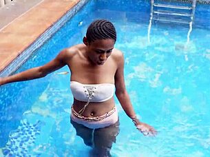 she took bbc after pool swim
