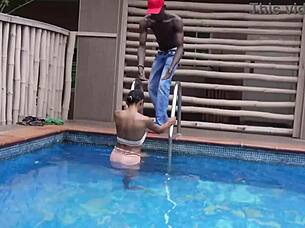 she took bbc after pool swim