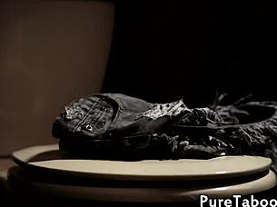 mama rides cowgirl on forbidden cock in shower