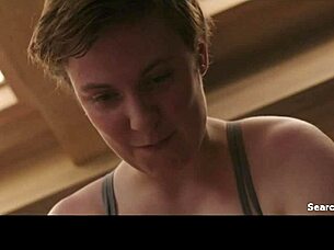 Lena Hall's topless handjob tease in nude scene