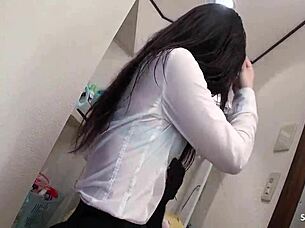 Skinny asian seduces shower fuck multiple squirting orgasms