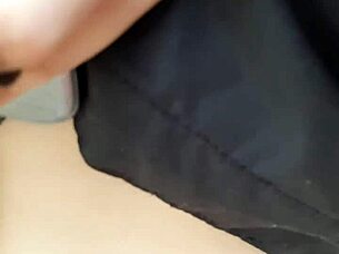 cutie fingers sexy latina belly button fetish park play! 😏