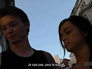 Trading ring for wild public sex with czech pickup