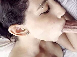 Neighbor Shoves Dick in Mouth Wakes Me for Cum Swallow