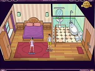 dancing stripper fucked on pole then hired for more