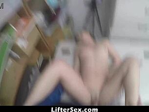 i try to run but officer fucks me till i cum hard lily jordan