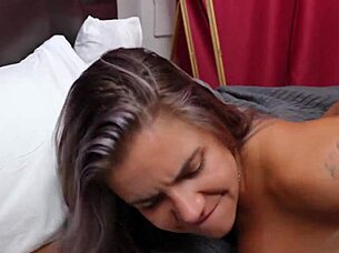 spin the bottle turns into sloppy deepthroat in the dorm