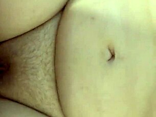Pov bareback creampie in chubby milf pussy