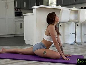 stepsis stretches in yoga before wild riding session