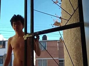 practicing nudism solo outdoor thrill