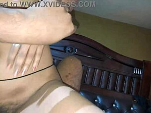 Sensual desi Indian babe moans loud in rough doggystyle ass licking