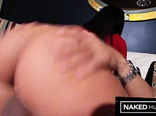 watch this lightskin slut take 12-inch latin monster cock pounding!