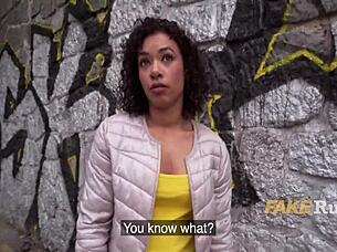 Silly Outdoor Games Lead to Ebony Pussy Cash Fuck