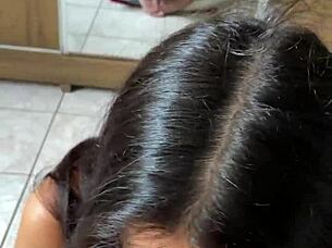 nerdy busty deepthroats wellington's huge cock 🔥💦