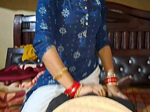 Sensual desi Indian babe moans loud in rough doggystyle ass licking