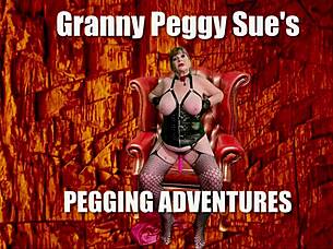 Granny Peggy Sue pegs first time ends with mouthful cum