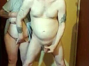 Girlfriend Kelly humiliates me naked blindfolded on cam big cumshot