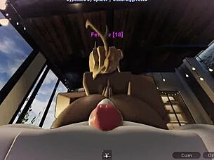 random bimbo whore gets fucked hard in roblox condos episode two