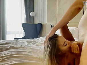 Monika Fox orgasms intensely from hot sex and mutual pissing