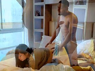 rioc hammers antonella's big tits ass in steamy interracial bath