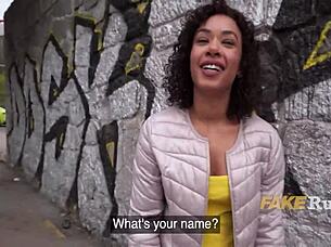 Silly Outdoor Games Lead to Ebony Pussy Cash Fuck