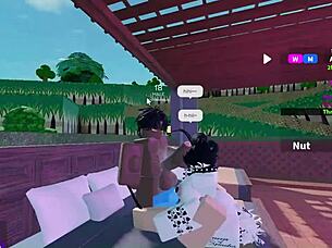 Two Blacked Bunnies Share One Bull's Massive Cock in Wild Threesome!