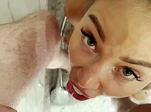 Monika Fox orgasms intensely from hot sex and mutual pissing