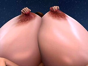 big nipples teased and pinched intensely