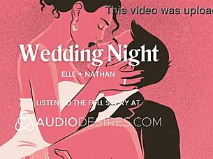 horny bride begs for husband's big cock creampie during outdoor wedding