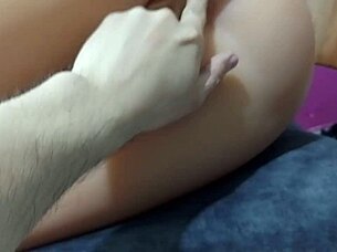 devouring a stunning white pussy from european girl craving colombian cock!