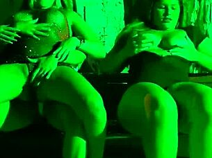 exhibitionists flash and hook up wildly inside the packed cabaré party