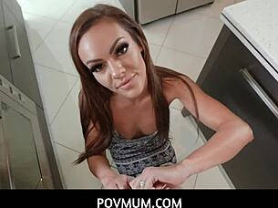 Aila Donovan delivers hot pov blowjob for milf fan!