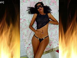 jade's tight shaved brazilian brunette pussy up close