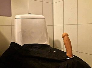 Goth slave rides huge cock anal in lingerie bdsm