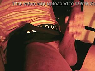 wanna see this guy stroke his huge cock until he explodes?