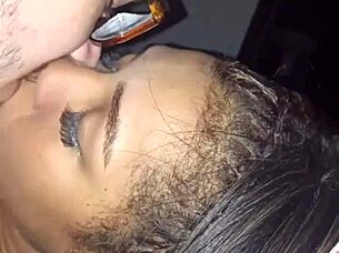 Brunette USA Wife's Big Natural Tits Gush Milk!