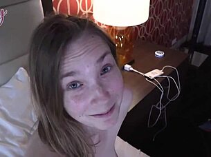 Seth Brogan pumps cum deep in blonde babysitter Claire Roos' ass!