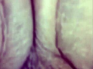 Closeup Ebony BBW Vaginal Penetration Action