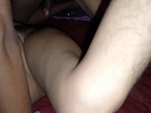 Hot desi Indian beauty takes thick cock deep in tight ass