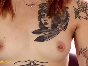 chat with this skinny small titted 18+ redhead tattoo babe 😘