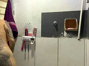 video call flashing big ass tits and wet pussy while cuck watches soccer