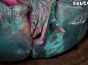 sucking steel hard like your cock in my pink corset 😈