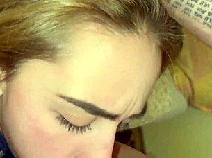Stepdaughter's sloppy deepthroat gagging leads to rough messy face fucking