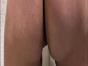 doesn't this curvy latina's public bathroom strip tease her big ass perfectly?